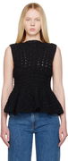 Khaite Yuka Peplum Knit Top