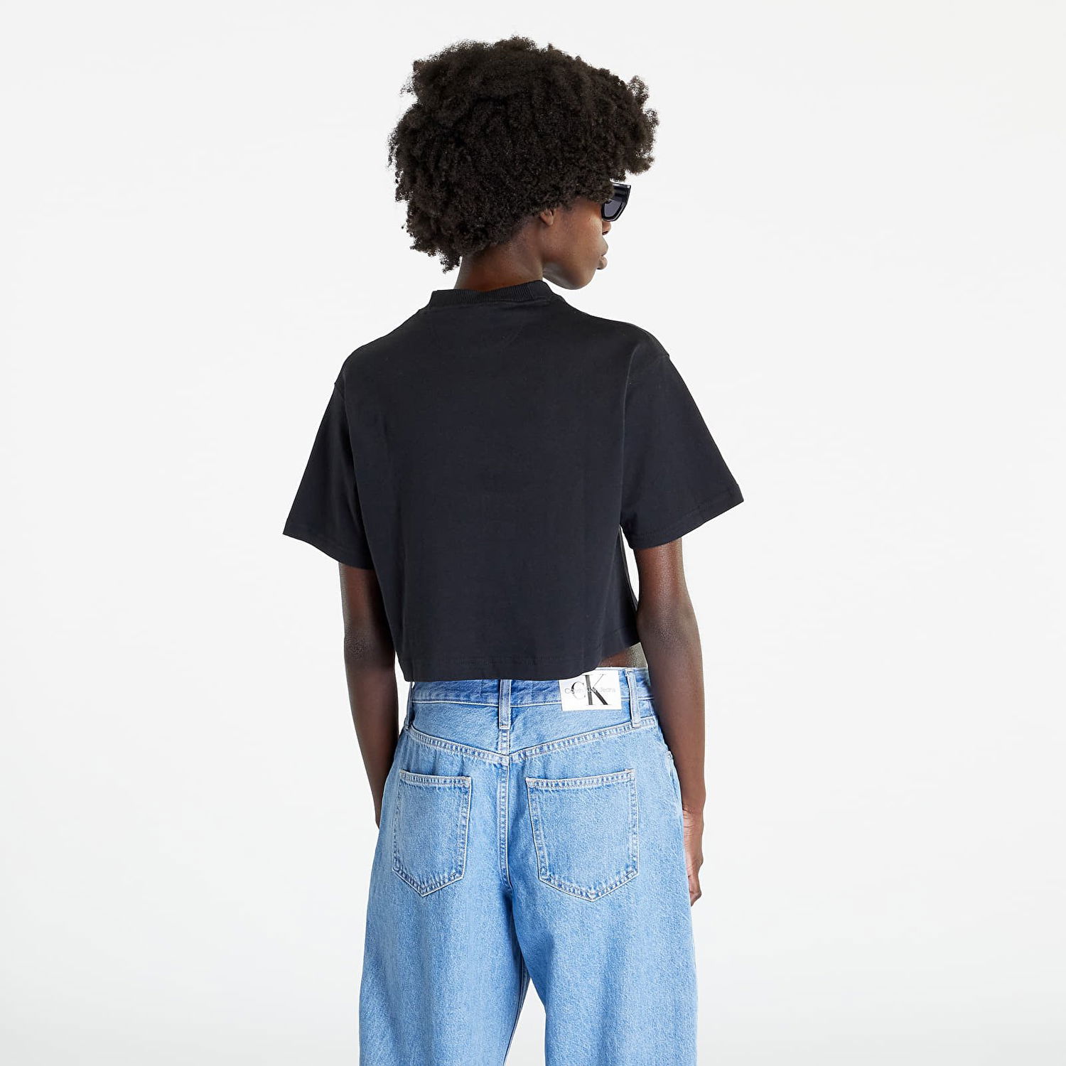 Crop Top Reebok Classics Archive Big Logo Cropped Tee Čierna | HS4714, 1