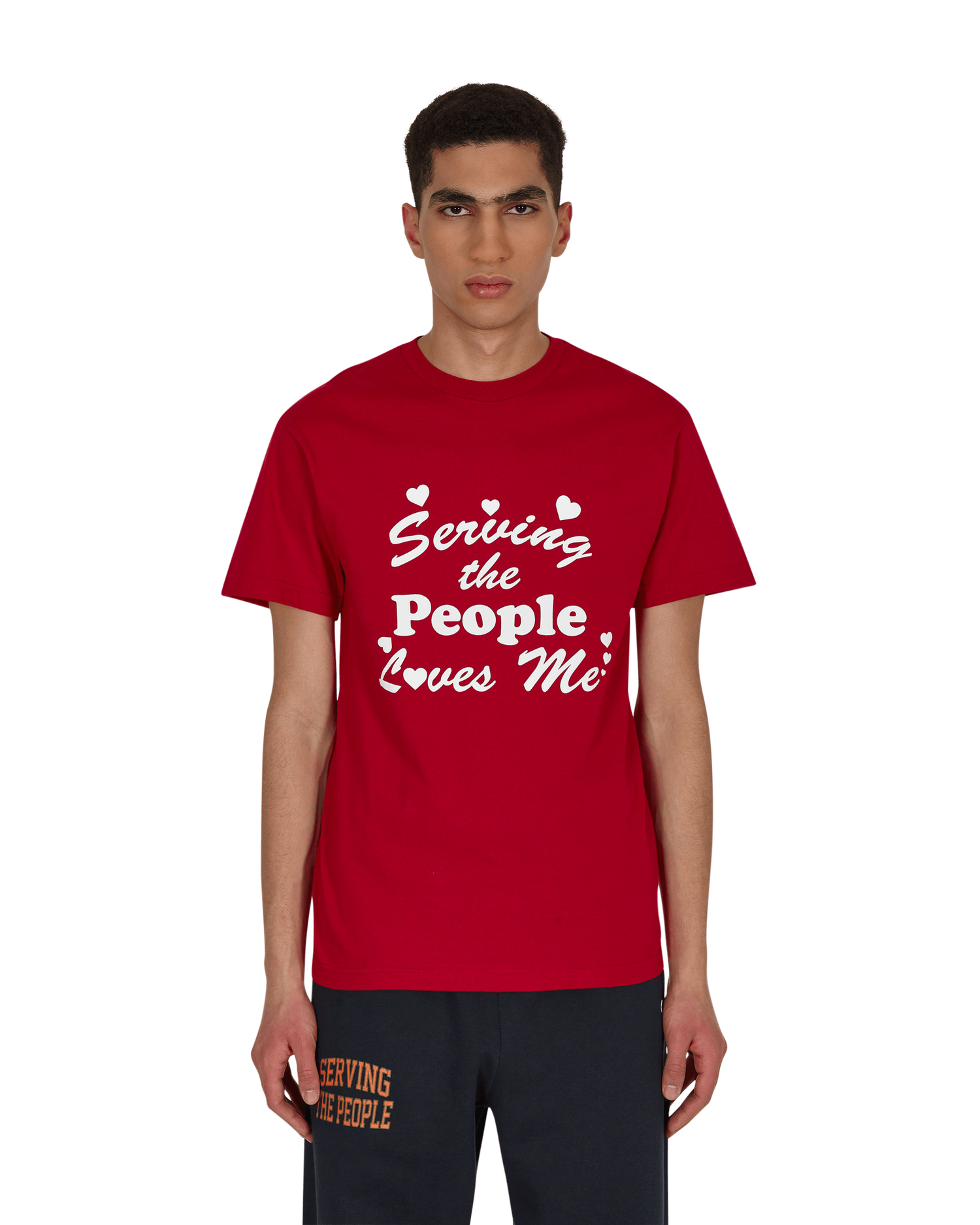Tričko Serving the People Loves Me T-Shirt Červená | STPS21ILOVETEE 002, 1