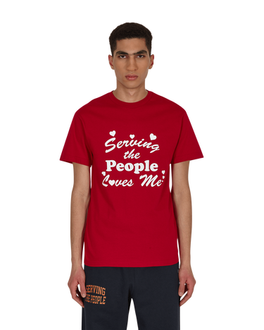 Tričko Serving the People Loves Me T-Shirt Červená | STPS21ILOVETEE 002, 1
