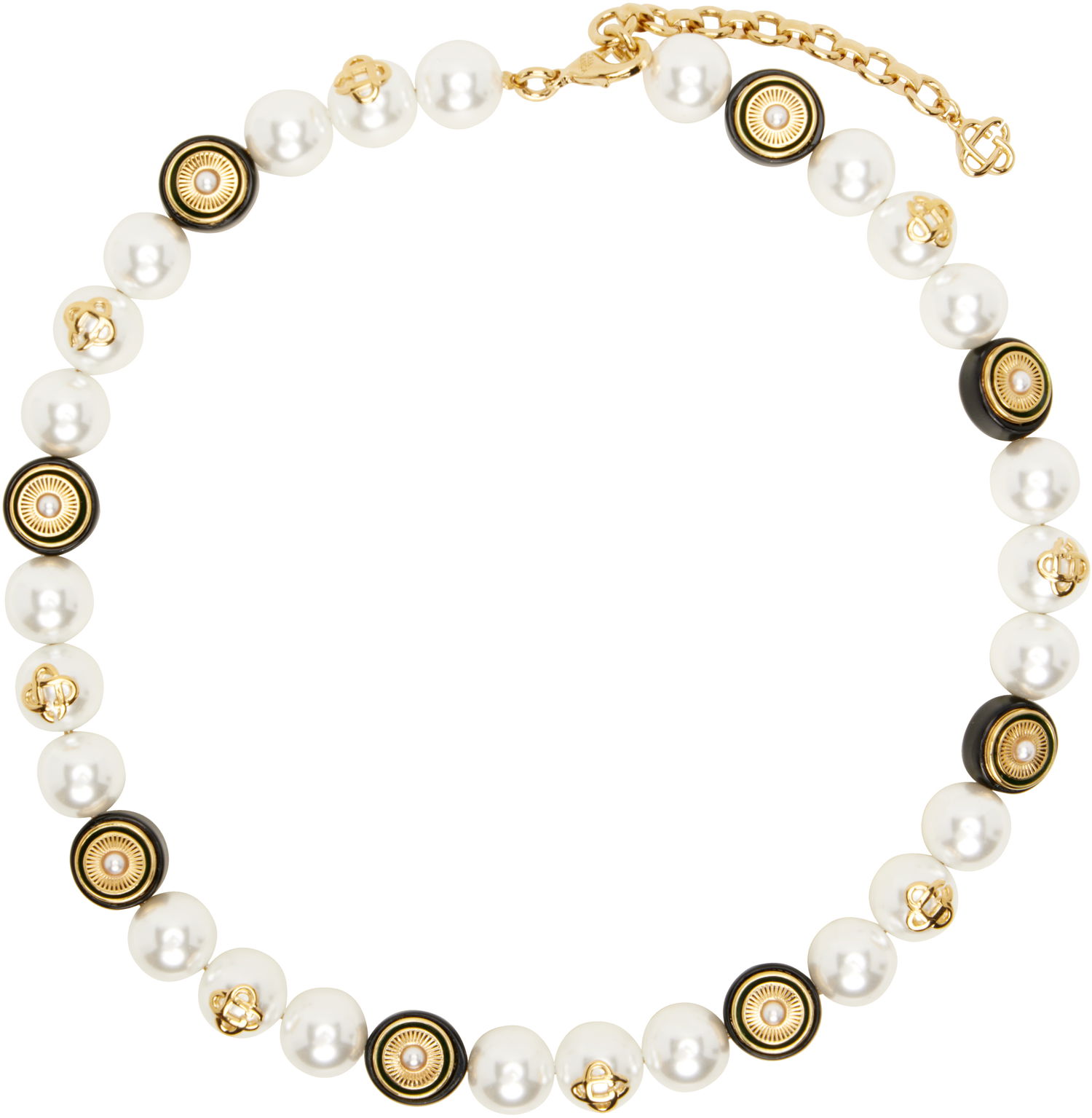 Náhrdelník Casablanca Casablanca Spoke Wheel Pearl Necklace Rôznofarebný | AS25-JW-267-01, 0