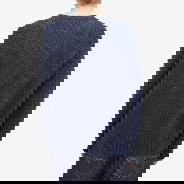 Sveter Paul Smith Paul Smith Men's Ribbed Knit Crew Navy | M2R-968Y-N22234-49, 3