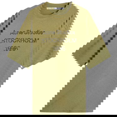 Tričko Acne Studios Men's Exford U 1996 T-Shirt, Size X-Small Zelené | CL0196-AB7, 1
