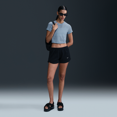 Crop Top Nike Sportswear Chill Knit Cropped T-Shirt Modrá | HF9538-423, 4