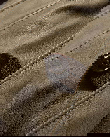 Bomber bunda OUR LEGACY Compel Leather Bomber Jacket with Fur Hood Zelené | M4259CO 001, 3