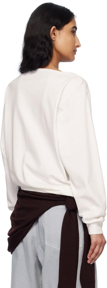 Sveter LEMAIRE Lemaire Wide Neck T-Shirt Biela | TO1349 LJ1010, 2