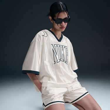 Dres Nike Nike Sportswear Street Loose Graphic Short Sleeve Jersey Biela | HJ0280-133, 4