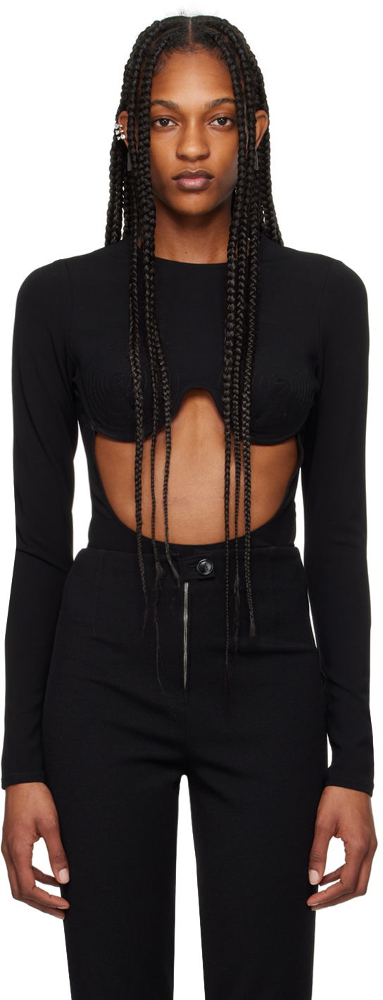 Body Jean Paul Gaultier Gaultier Cone Bra Bodysuit Čierna | 24/25-F-BD017-J053-00, 0