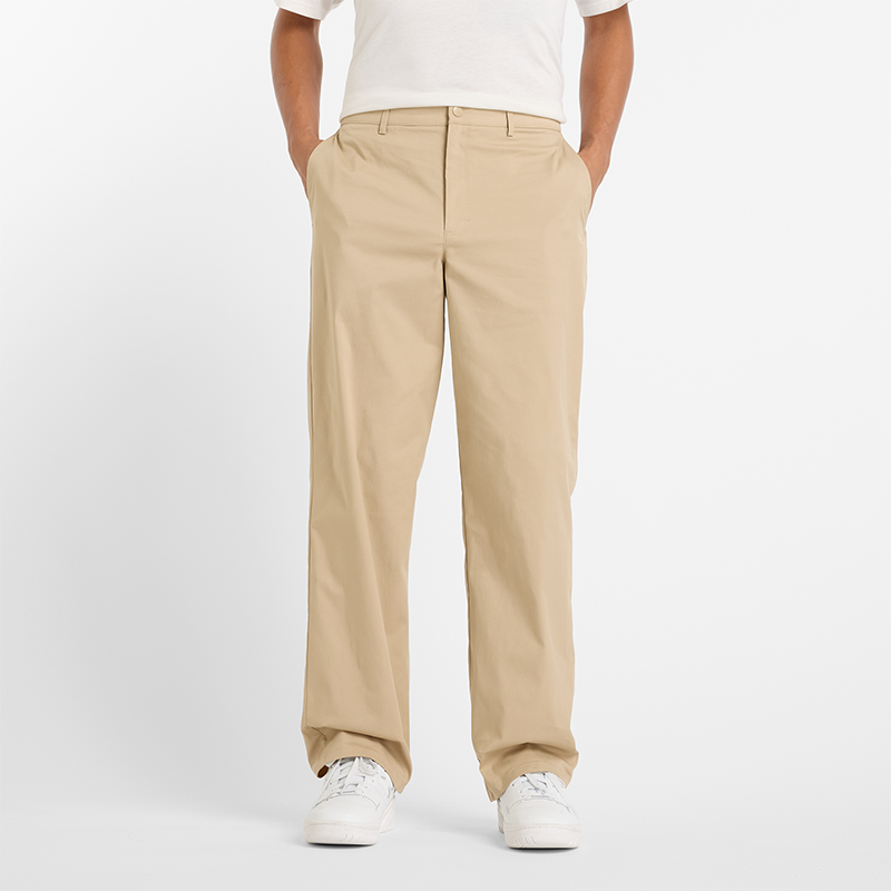 Nohavice New Balance NB Pants Béžová | Pánske nohavice New Balance MP43560SOT – béžové, 0
