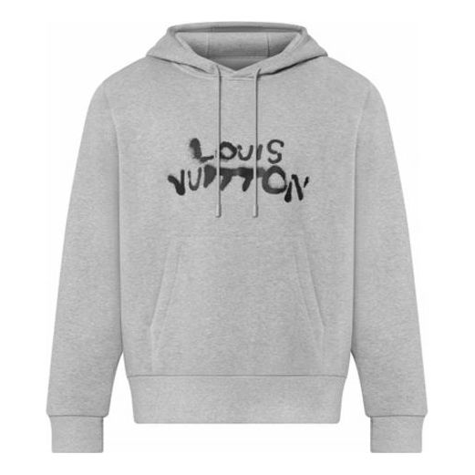 Mikina Louis Vuitton Louis Vuitton FW21 Spray Paint Hoodie Šedá | 1A96X7