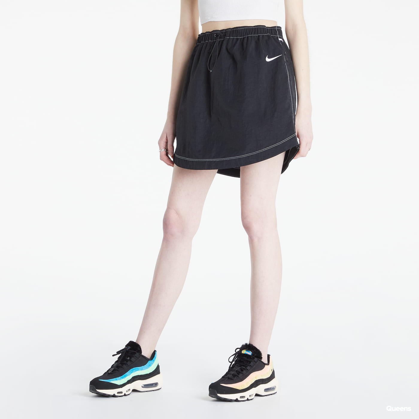 Sukňa Nike Swoosh Woven High-Rise Skirt Čierna | DM6199-010, 0