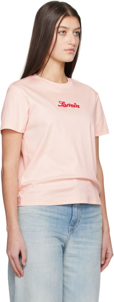 Tričko LANVIN Lanvin Embroidered T-Shirt Ružová | RW-TS0030-J134-P25, 1