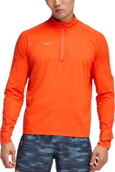 Mikina Hoka One One Hoka GlideTech Quarter Zip Top Oranžová | 1164156-lva, 0