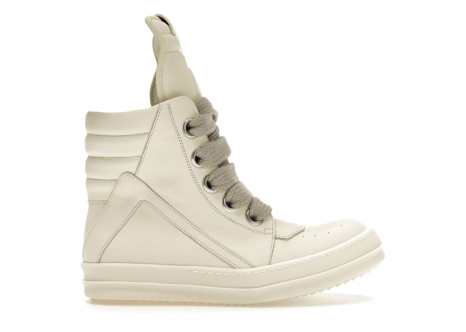 Tenisky a topánky Rick Owens Lido Geobasket Jumbo Laced Biela | RP01D2898-LCOW2-1111, 0