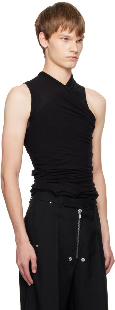 Tielko Rick Owens Rick Owens Concordians Hollywood Banana Tank Top Čierna | RU02E1159 JR, 1