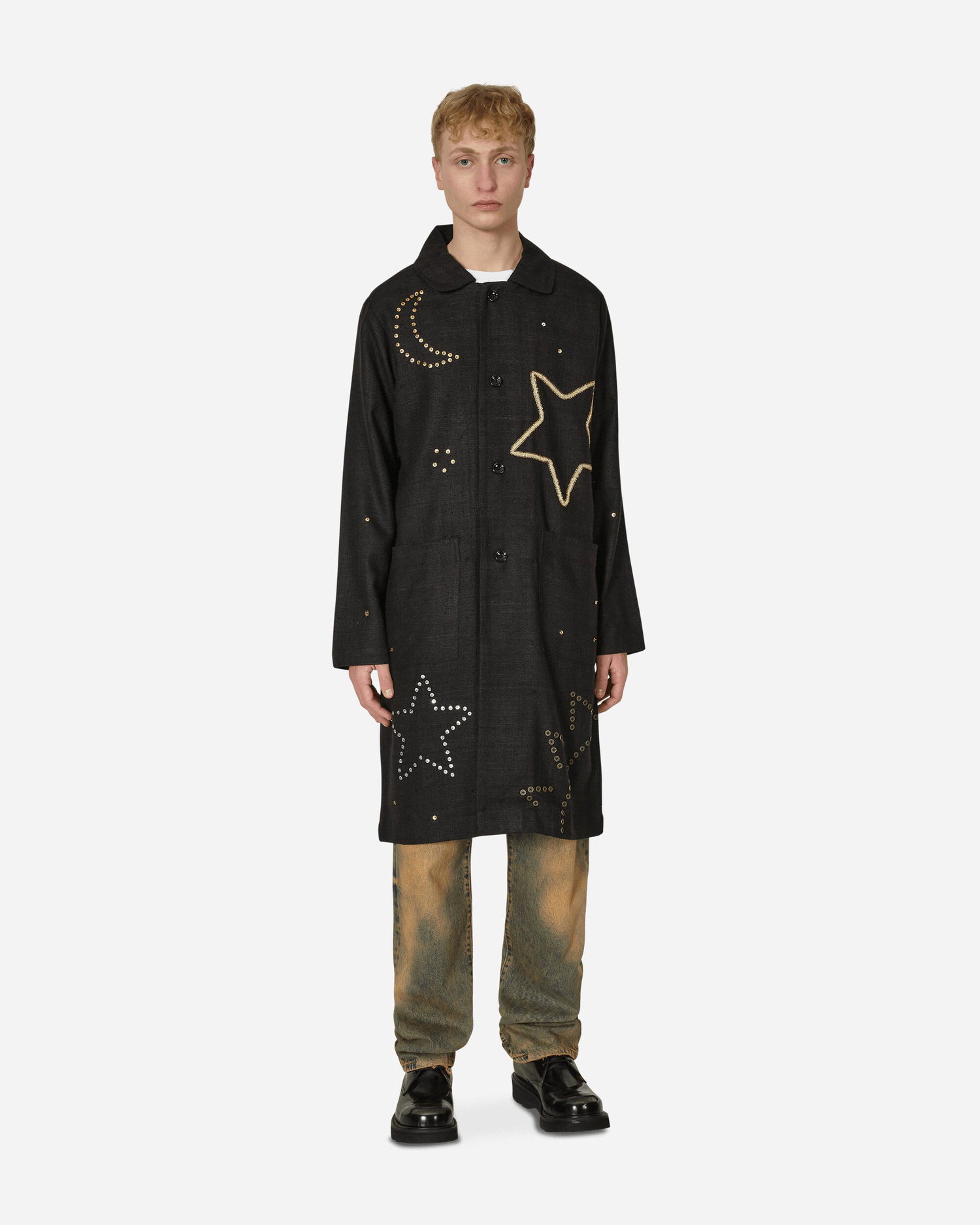 Kabáty Sky High Farm Embroidered Constellation Coat Čierna | SHF03J002 1, 0