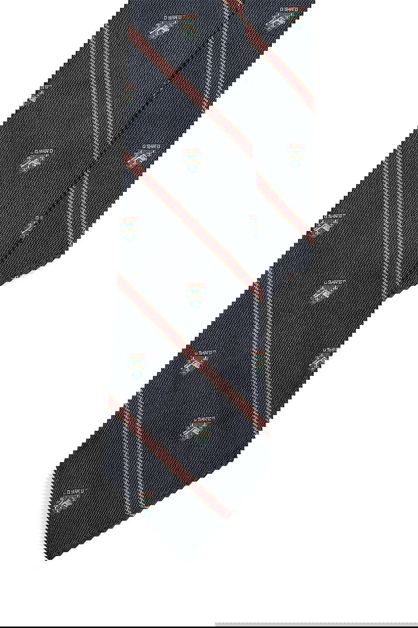 Doplnky Polo by Ralph Lauren Polo Ralph Lauren Silk Tie with Crest and Stripe Pattern Rôznofarebný | 712971857, 0