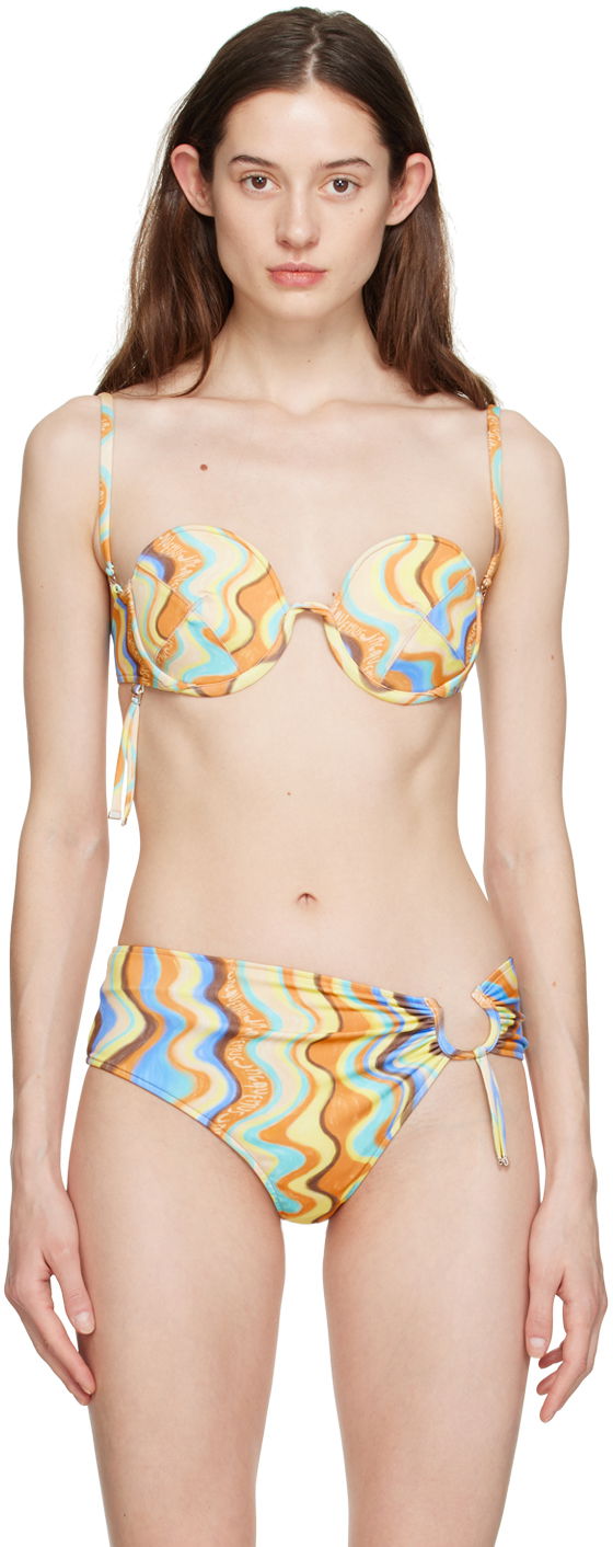 Plavky Jacquemus Le Raphia 'Le Haut De Maillot Aouro' Rôznofarebný | 23E231SW029-2295, 0