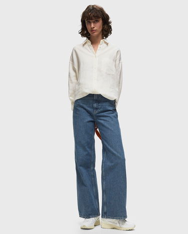 Džínsy Samsoe Samsoe Samsøe & Samsøe REBECCA Wide Leg Jeans S Modrá | F23400104-BLUE-MOON, 3