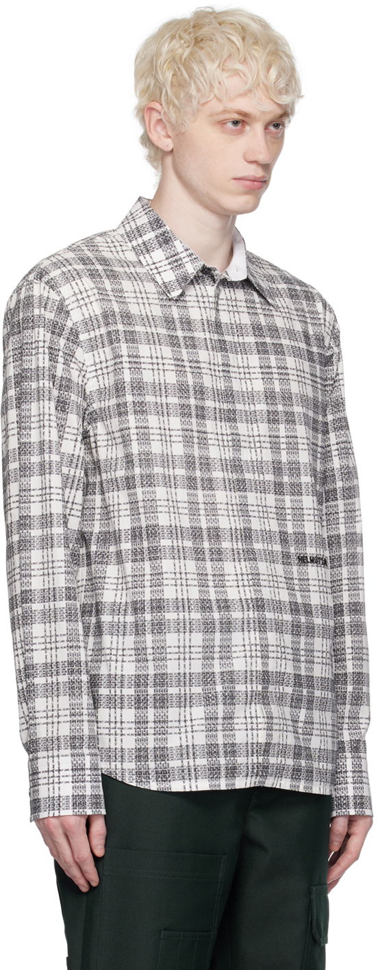Košeľa Helmut Lang Helmut Lang Plaid Shirt Biela | N06HM515, 1