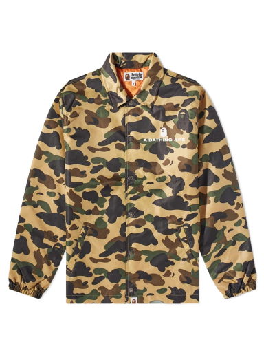 Bunda BAPE A Bathing Ape 1st Camo Nylon Twill Coach Jacket Rôznofarebný | 001LJI801008M-YLW