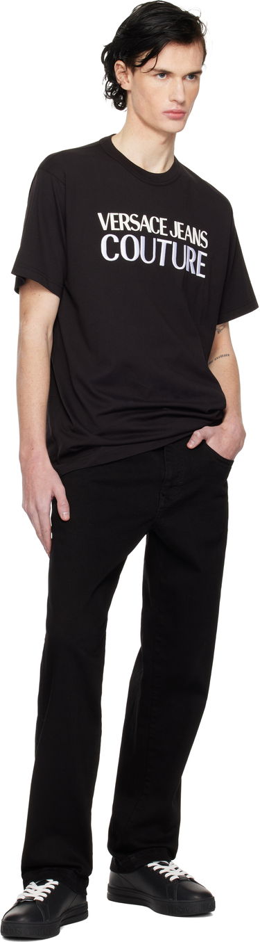 Džínsy Versace Black 5-Pocket Jeans Čierna | E77GAB501_ECDW00, 3