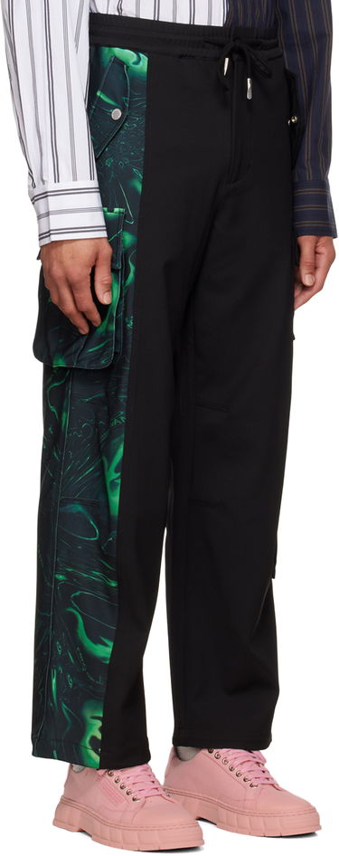 Cargo nohavice Feng Chen Wang Feng Chen Wang Lacquerware Cargo Pants Čierna | FMF14TR05, 1