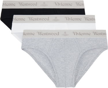 Boxerky Vivienne Westwood Three-Pack Slip Briefs Šedá | 8106001F-J002Y-, 0