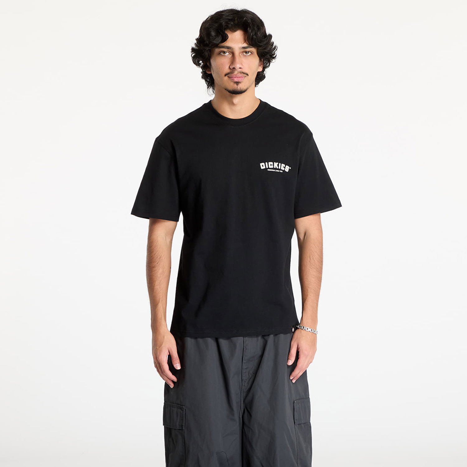 Tričko Dickies Men's Builder T-Shirt in Black Čierna | DK0A85SYBLK1, 1