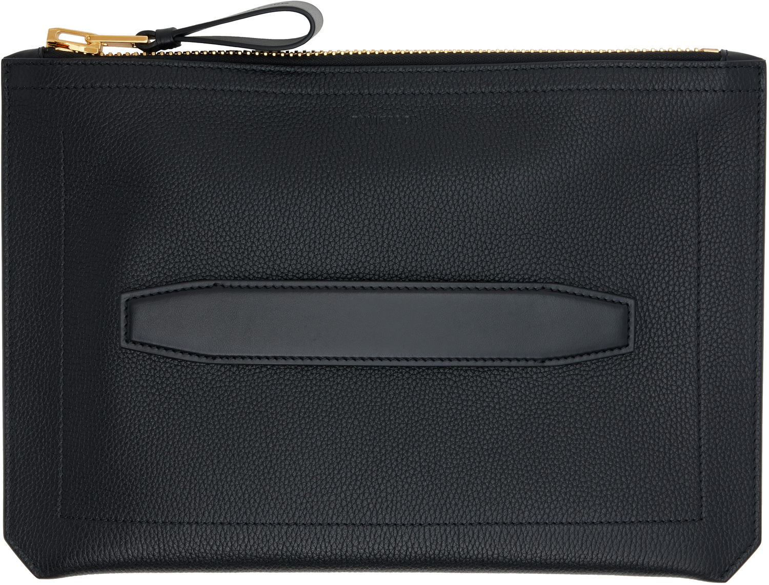 Batohy a tašky Tom Ford TOM FORD Buckley Small Handle Portfolio Document Holder Čierna | H0419-LCL213G, 0