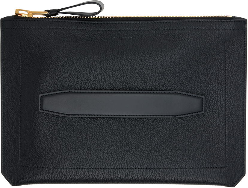 Batohy a tašky Tom Ford TOM FORD Buckley Small Handle Portfolio Document Holder Čierna | H0419-LCL213G