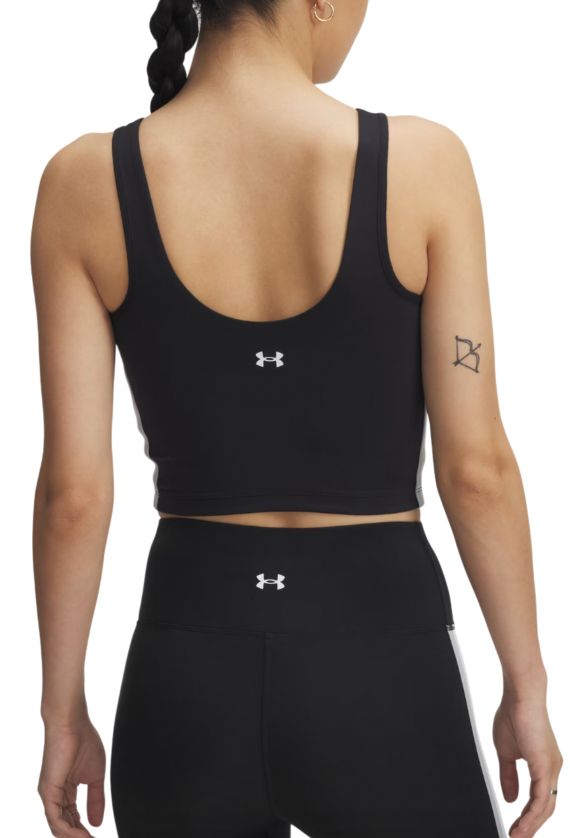 Crop Top Under Armour UA Motion Sport Tape Crop Tank Čierna | 6005844-006, 1