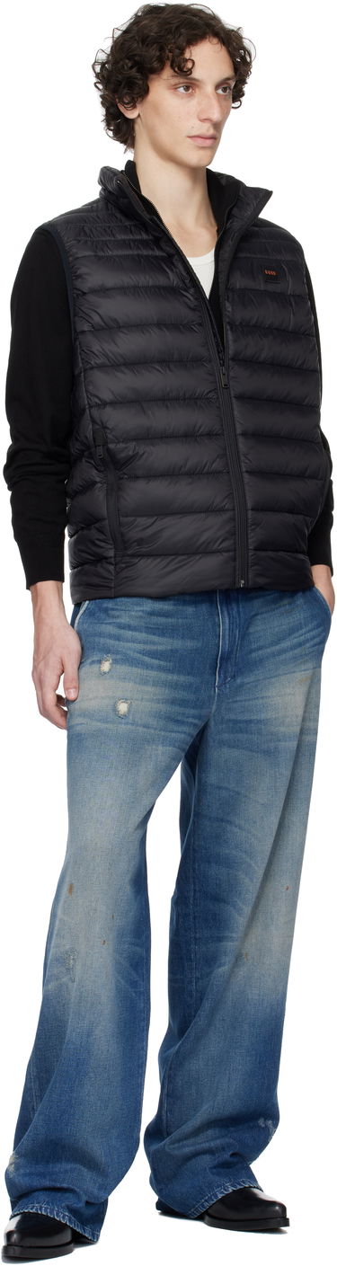 Vesta BOSS BOSS Packable Water-Repellent Puffer Vest Čierna | 50530966, 3