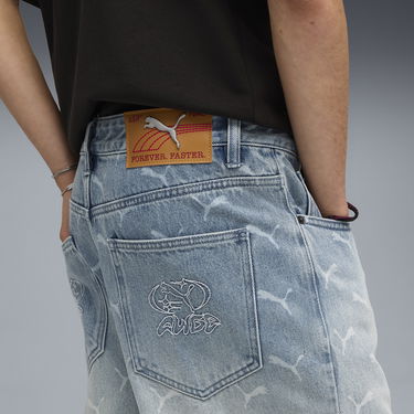 Džínsy Puma A$AP ROCKY x Laser Monogram Denim Pants Modrá | 633428_01, 1
