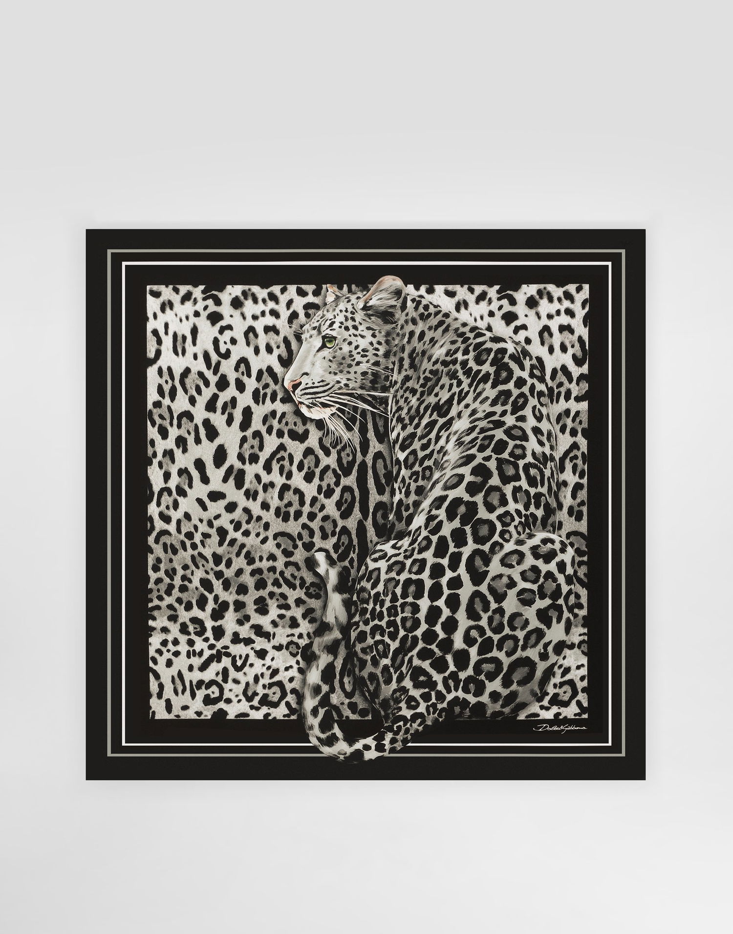 Home decor Dolce & Gabbana Leopard Print Silk Twill Square Scarf Rôznofarebný | FN092RGDCUVHI5LD, 0