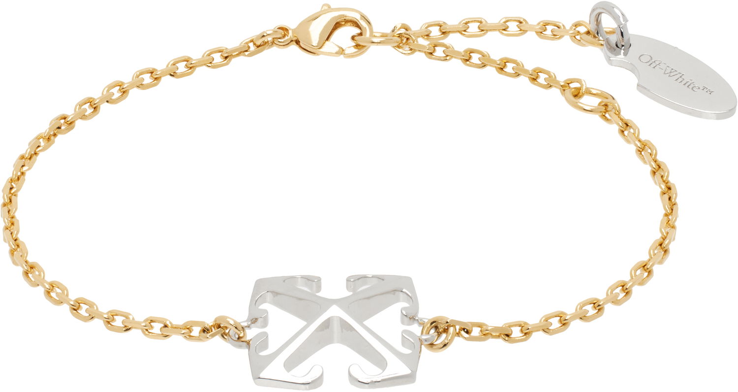 Náramok Off-White Off-White Arrow Chain Bracelet Metalická | OWOA12NS25MET0017672, 0