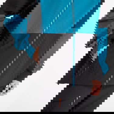 Bunda Mammut Linard Guide HS Hooded Jacket Rôznofarebný | 1010-30950 black-deep teal, 4