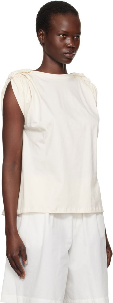 Tričko Baserange Rodo Puff Sleeve T-Shirt Biela | TORO-RC-SP25, 1