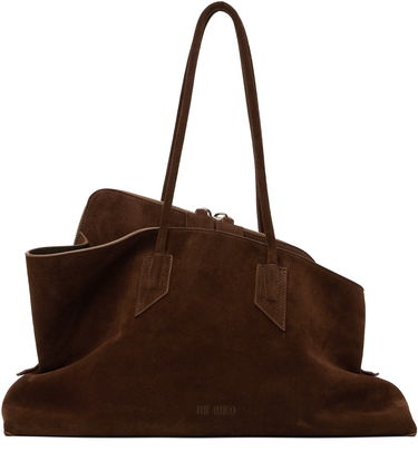 Kabelka The Attico The Attico 'La Passeggiata' Top Handle Suede Bag Hnedá | 250WAH00054 LBT007AA, 0