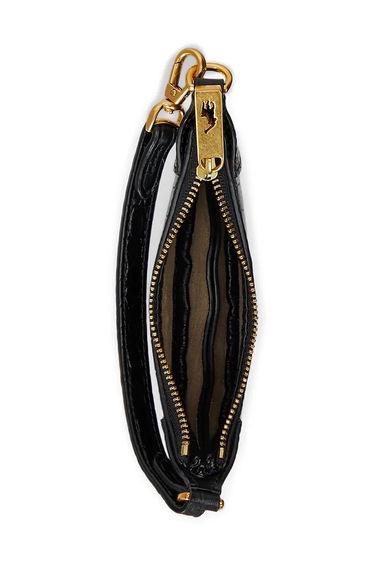 Kabelka Polo by Ralph Lauren Croc-Embossed Leather Shoulder Bag Čierna | 427952660, 3