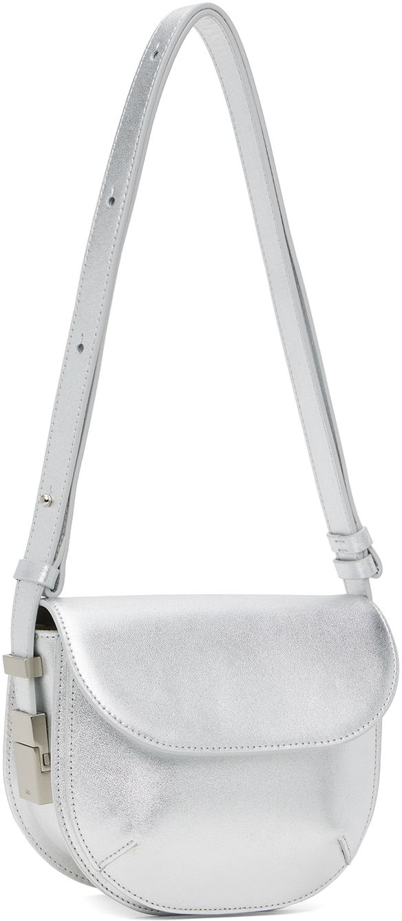 Taška cez rameno OSOI Leather Shoulder Bag Metalická | 23FB030-11-05, 1