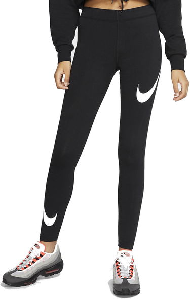 Legíny Nike Leggings Sportswear Leg-A-See Swoosh Čierna | cj2655-013, 0