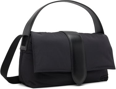 Taška cez rameno Jacquemus La Croisière 'The Bambino messenger' Nylon and Leather Bag Čierna | 25EBAM00372BW00424, 1