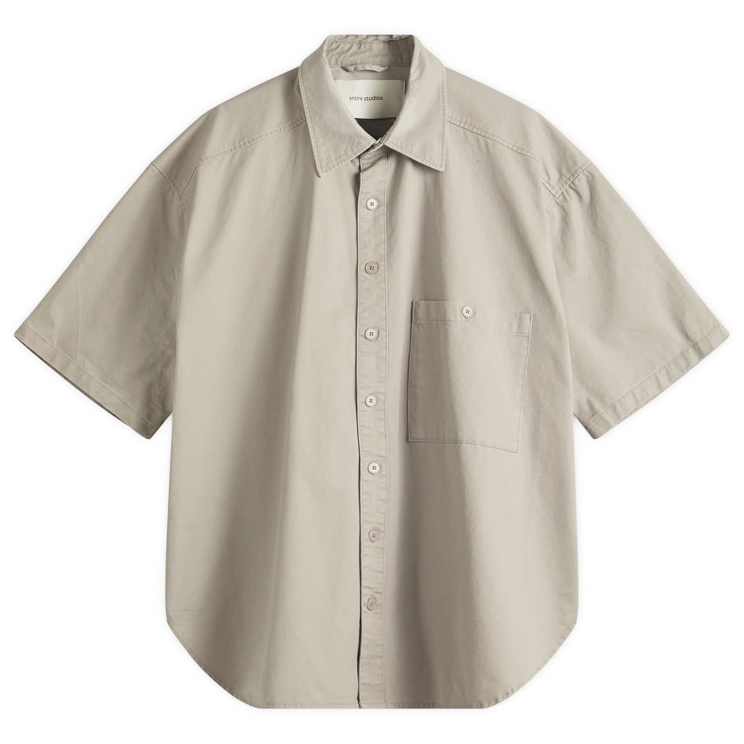 Košeľa Entire Studios Entire Studios Duper Short Sleeve Shirt, Size Small Béžová | ESU-S25-2006-DO, 1