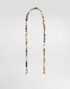 Dolce & Gabbana Floral Print Chain Strap