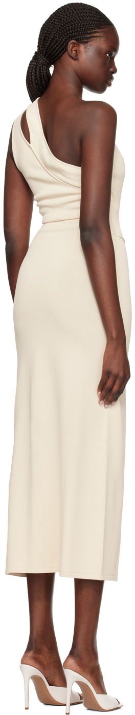 Šaty BEC + BRIDGE BEC + BRIDGE Mira One-Shoulder Maxi Dress Béžová | H23-11837, 2