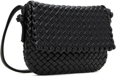 Taška cez rameno Bottega Veneta Bottega Veneta Cobble Intrecciato Messenger Bag Čierna | 804457-V01D1-8425, 1