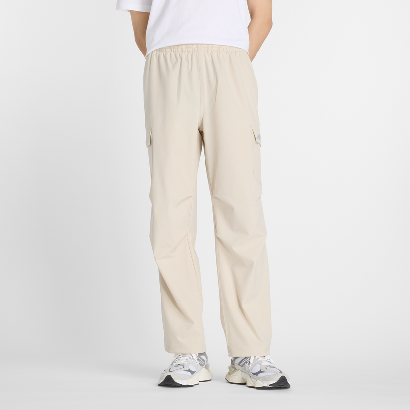 Cargo nohavice New Balance Cargo Pants Béžová | NBMP51538TWF