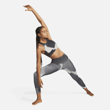 Podprsenka Nike Yoga Swoosh Šedá | DM0647-070, 4