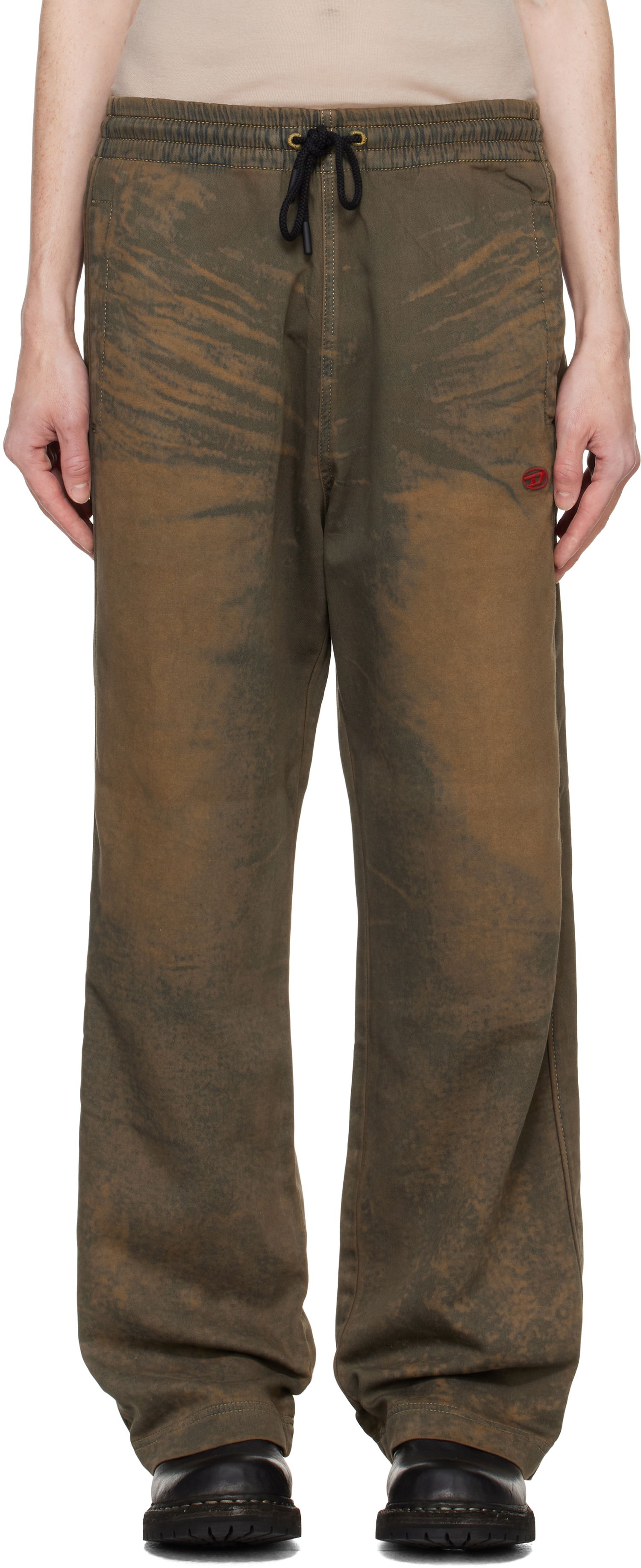 Tepláky Diesel D-Martians-S Track Sweatpants Hnedá | A13142-068NG-01, 0